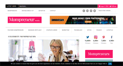 Desktop Screenshot of mompreneurmedia.com